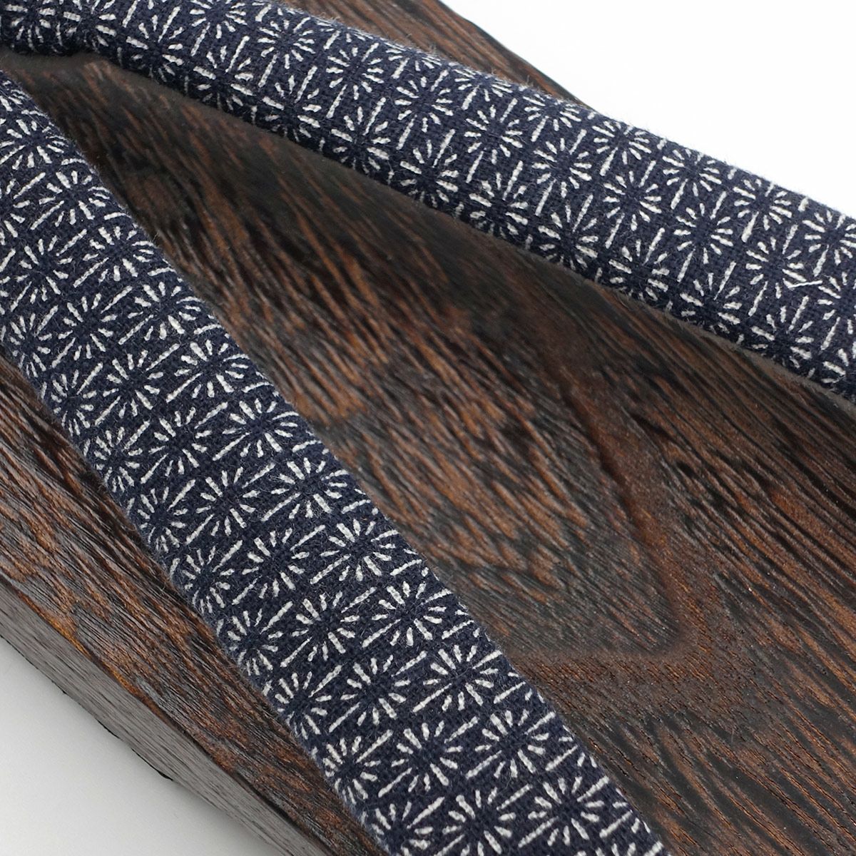 桐下駄 25cm～27cm位まで対応 黒 花菱