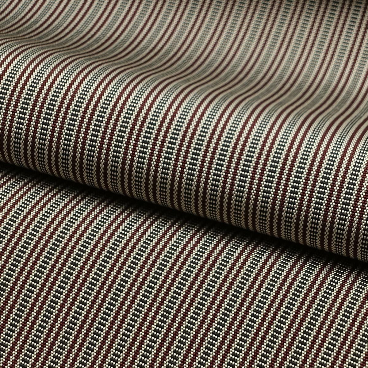 正絹袴 白鷹の里 仙台平 仕立てオーダー 縞 薄茶