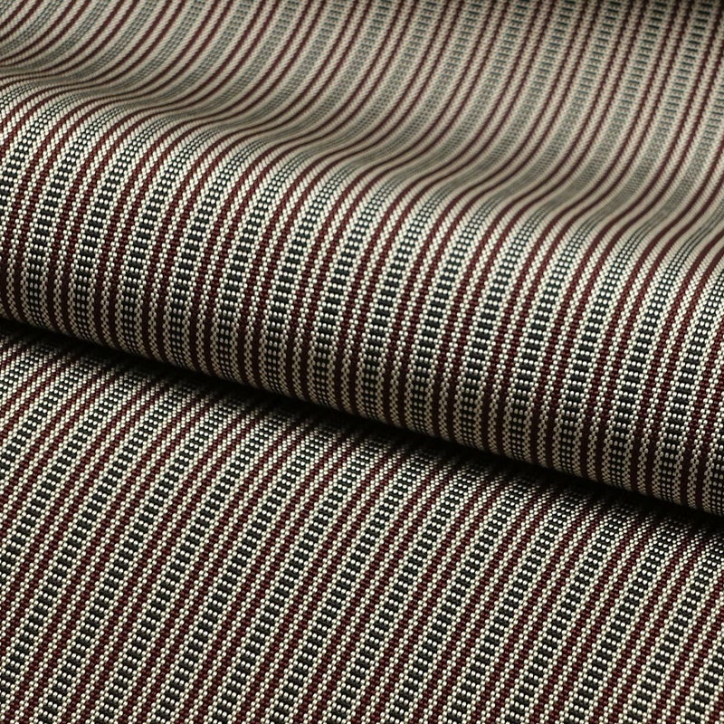 正絹袴 白鷹の里 仙台平 仕立てオーダー 縞 薄茶