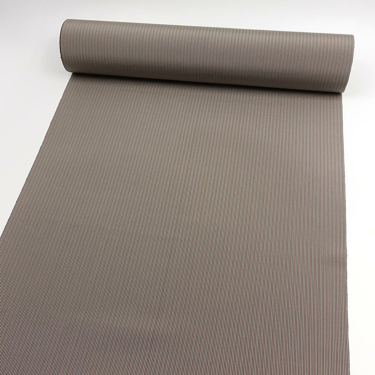 正絹袴 白鷹の里 仙台平 仕立てオーダー 縞 薄茶