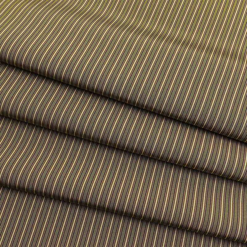 正絹袴 慶次平 仕立てオーダー 縞 黄茶