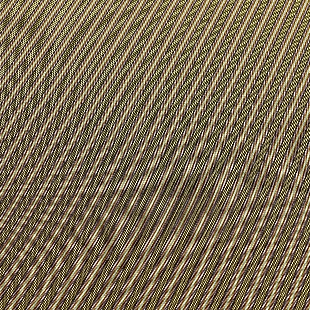 正絹袴 慶次平 仕立てオーダー 縞 黄茶