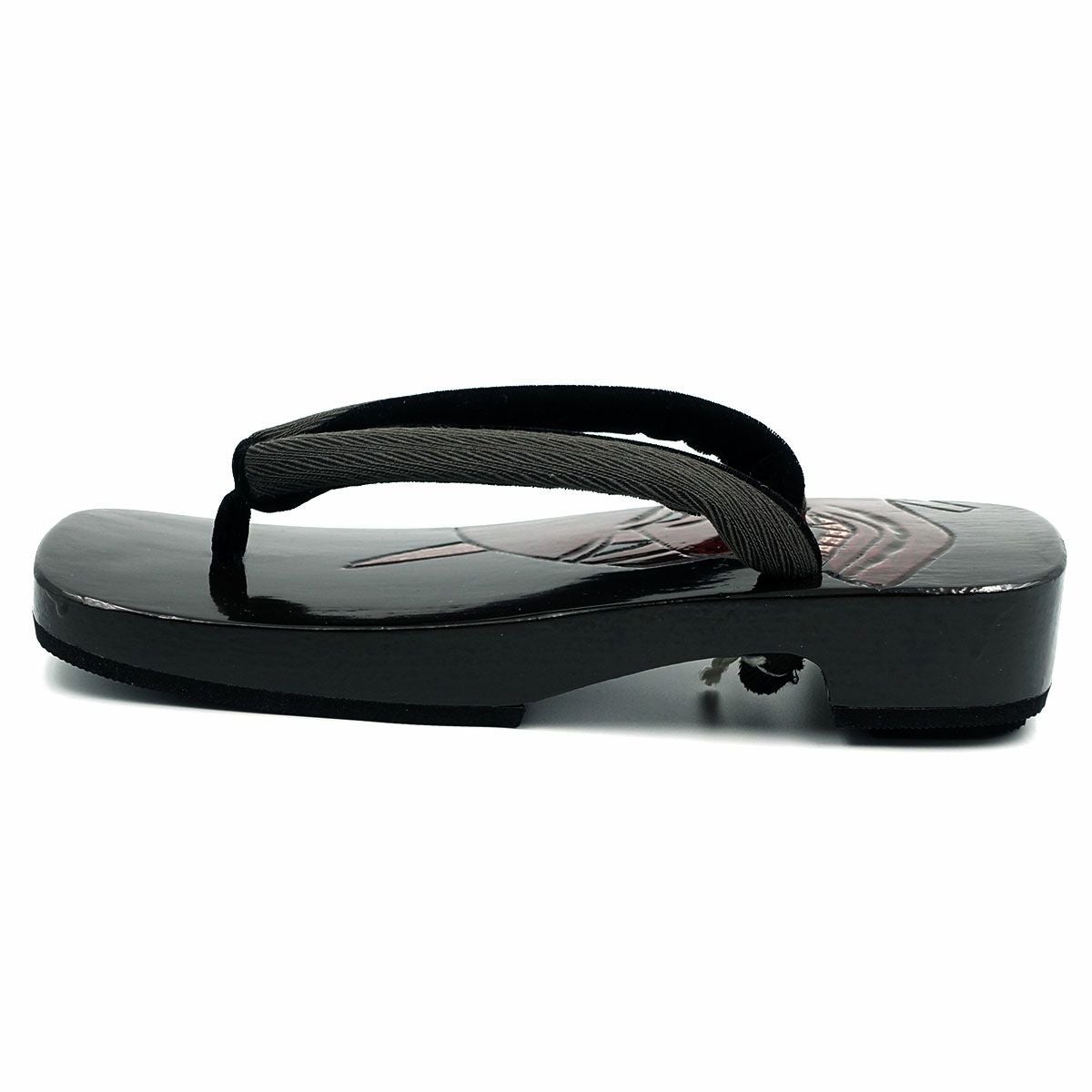 桐下駄 鎌倉彫 27cm位まで対応 般若