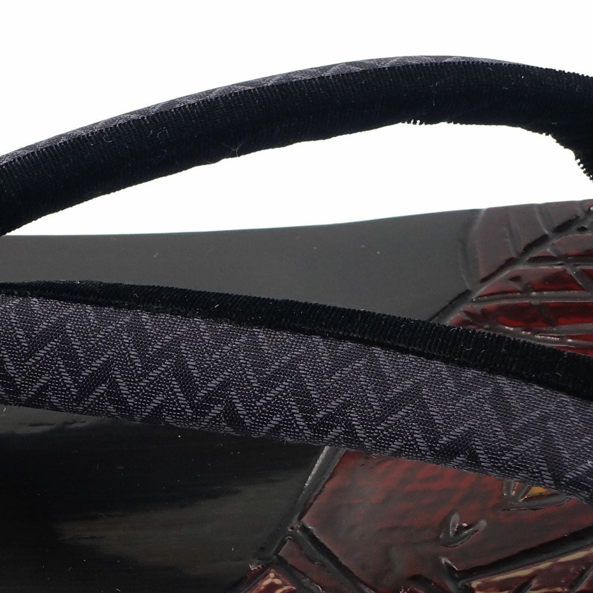 桐下駄 鎌倉彫 27cm位まで対応 鯉