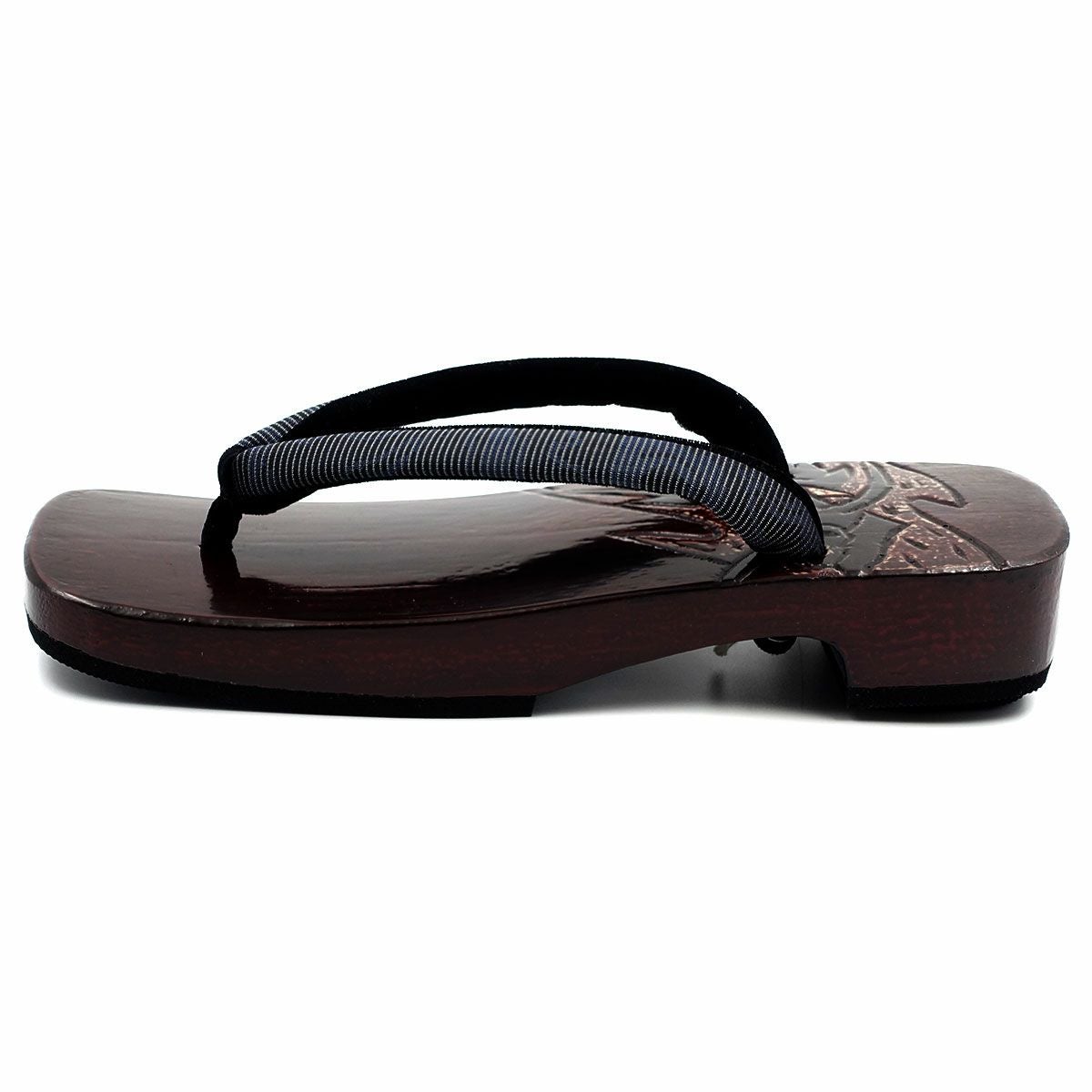 桐下駄 鎌倉彫 27cm位まで対応 龍