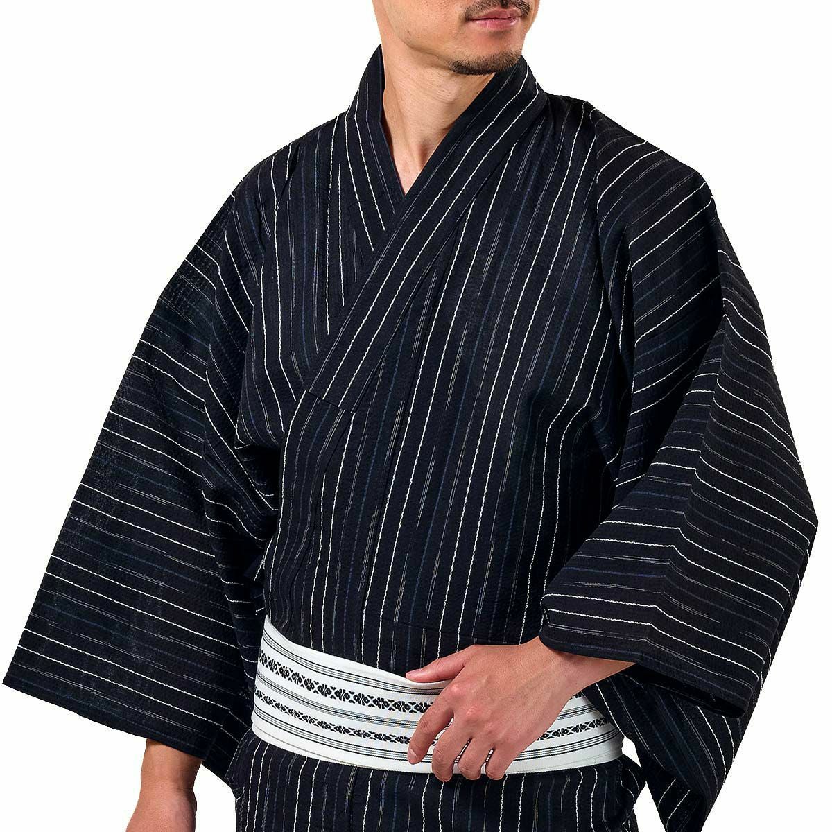 メンズ浴衣 しじら セット