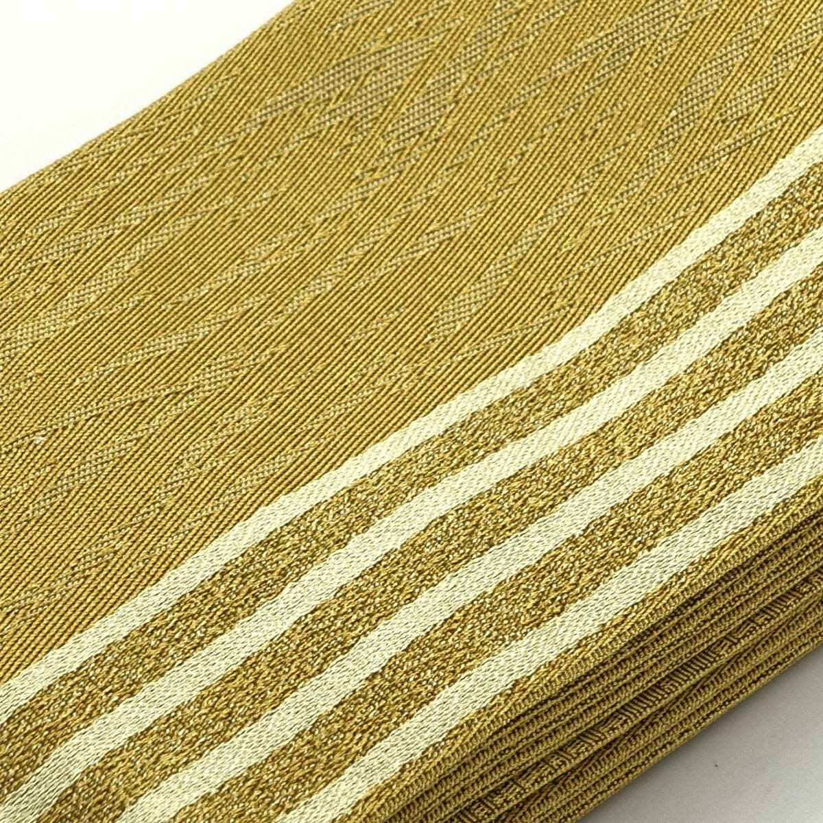 角帯 縞 黄色