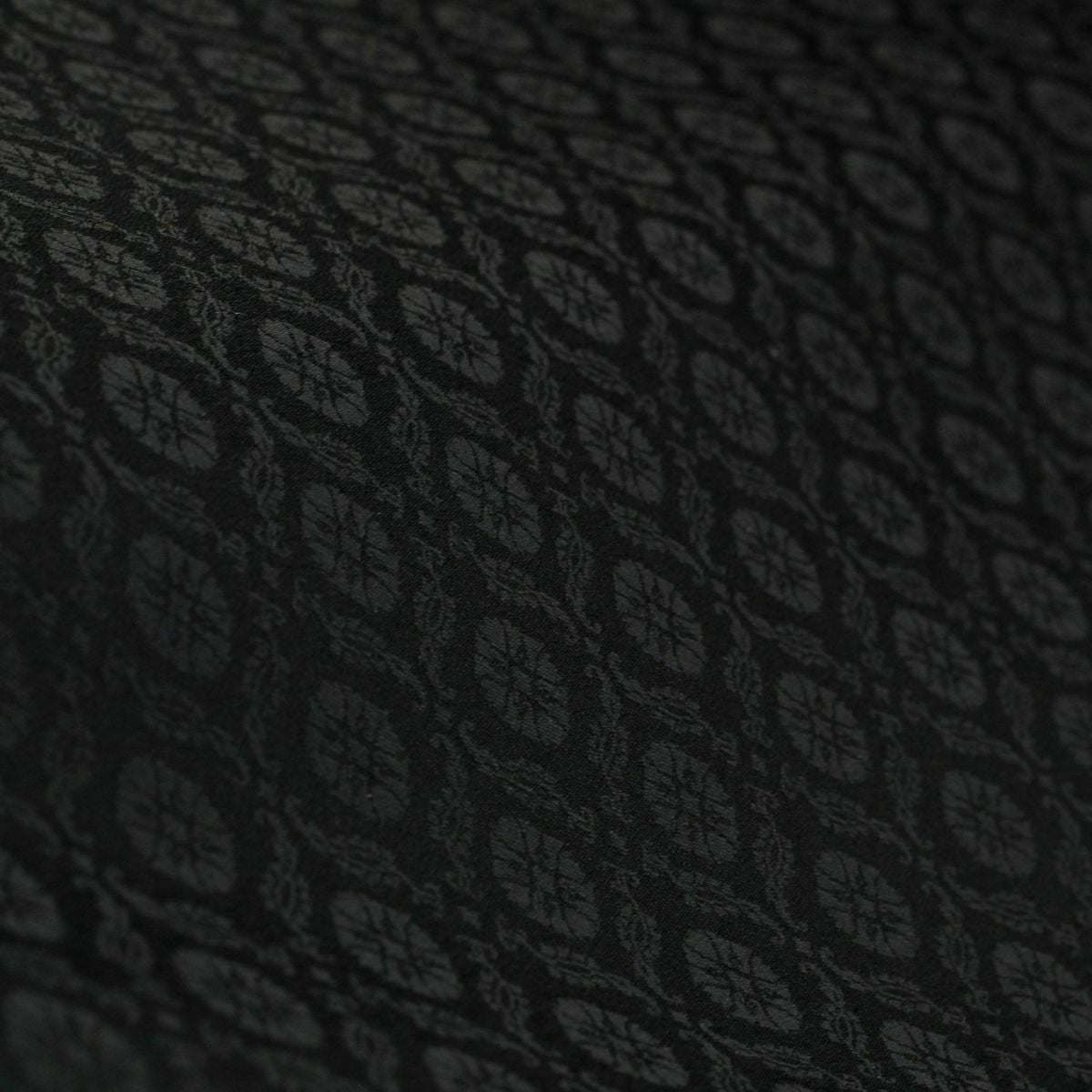 洗える 袷 ちりめん 小紋 菱