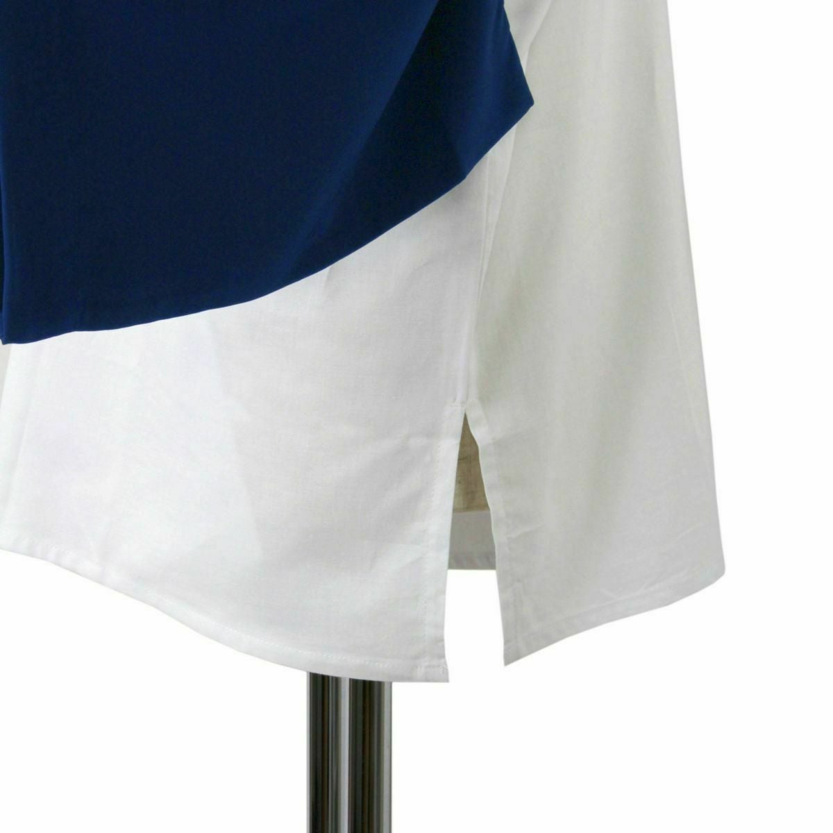 半襦袢 メンズ 洗える 紺 白 日本製