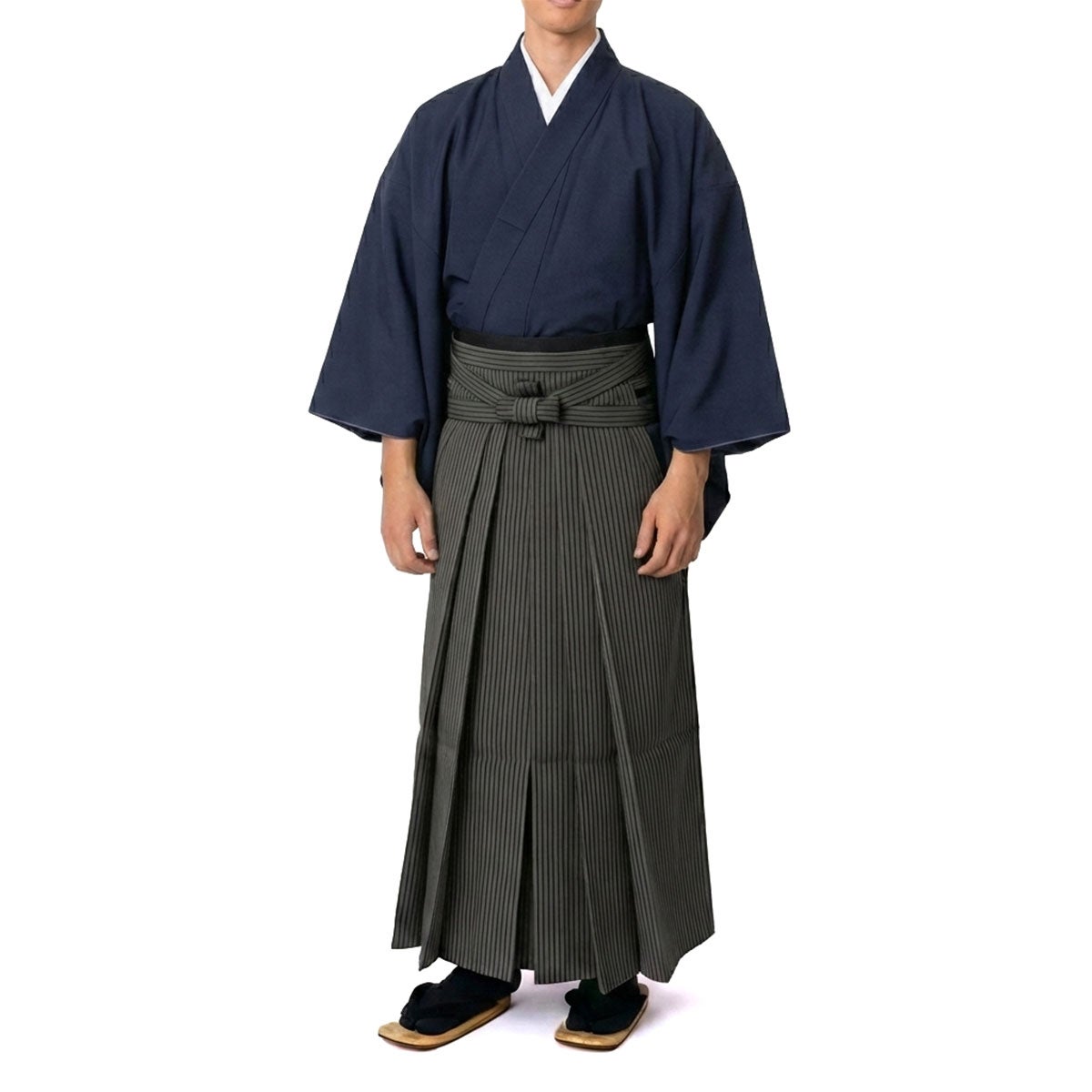 馬乗り袴 絽 夏袴 縞