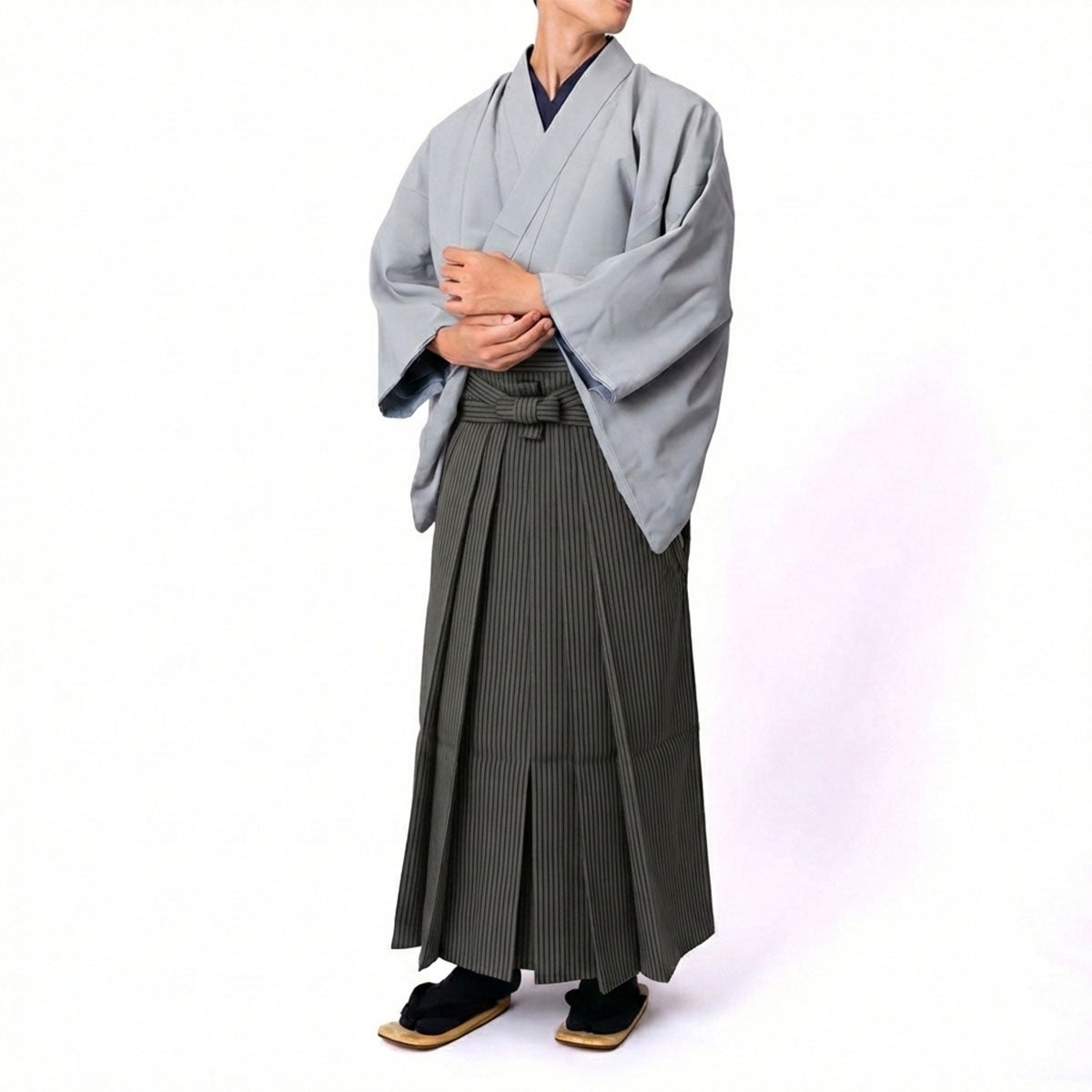 馬乗り袴 絽 夏袴 縞