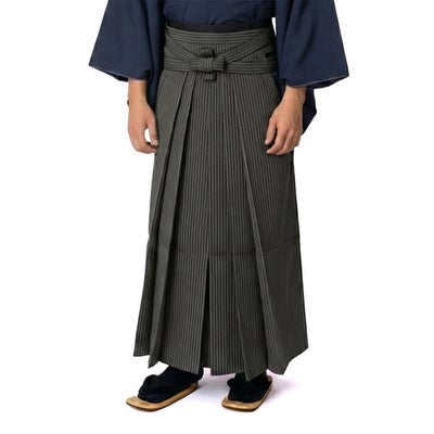 馬乗り袴 絽 夏袴 縞
