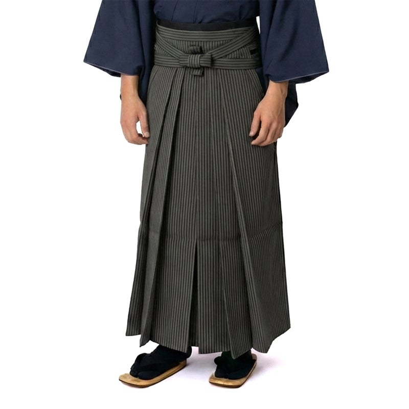 馬乗り袴 絽 夏袴 縞