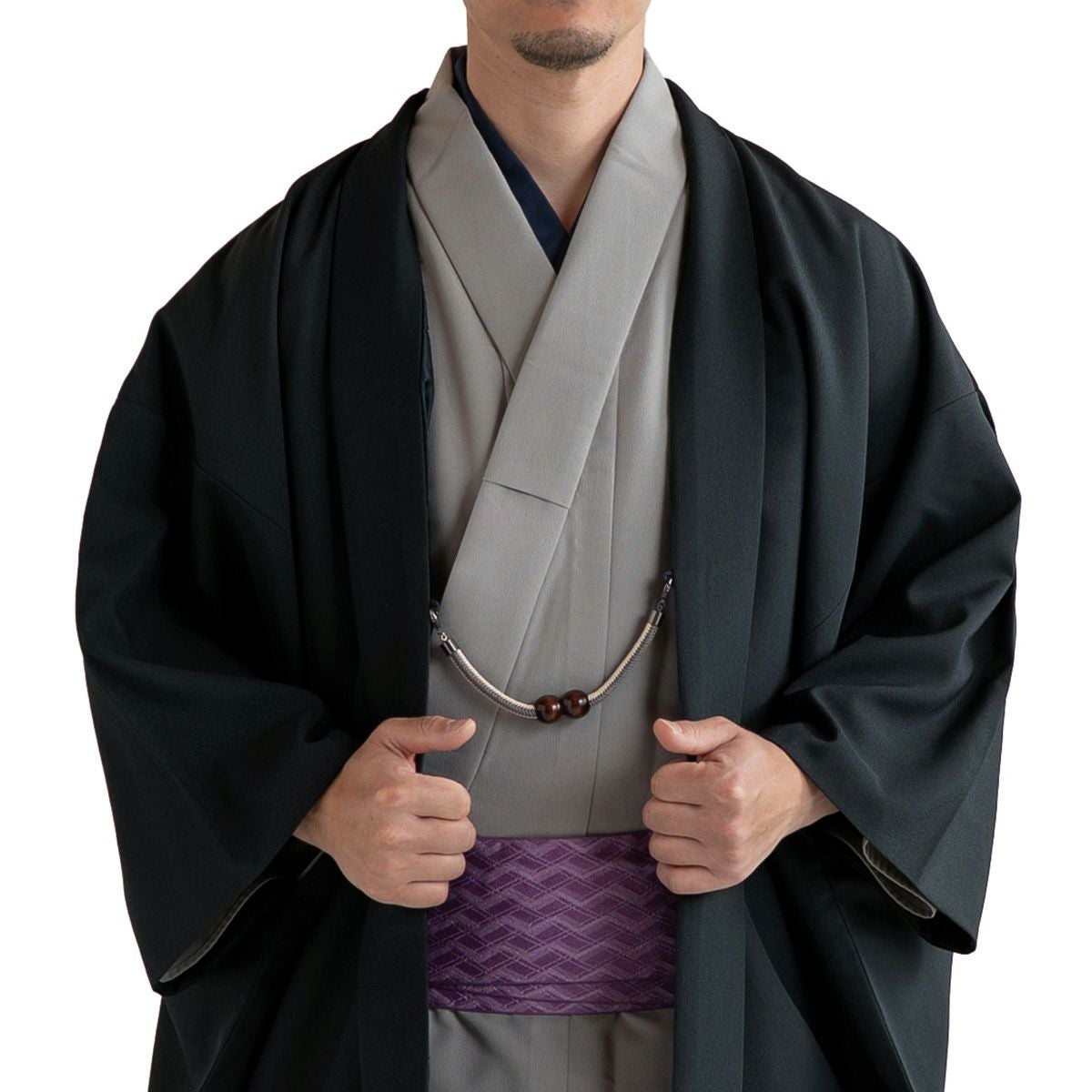 男羽織 正絹 袷 紋意匠