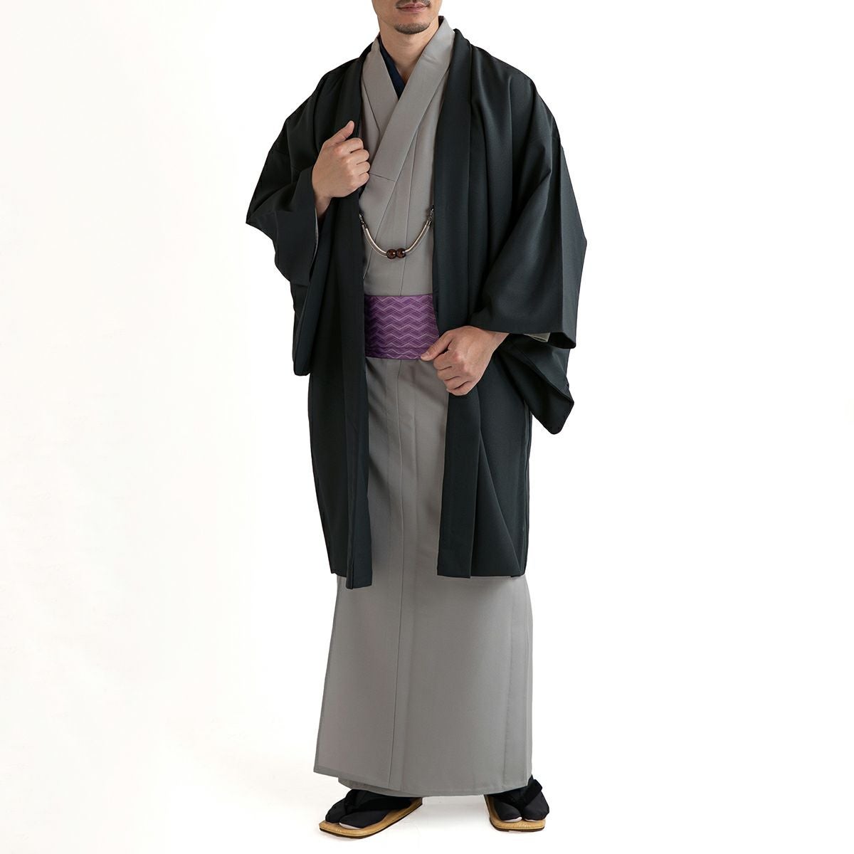 男羽織 正絹 袷 紋意匠