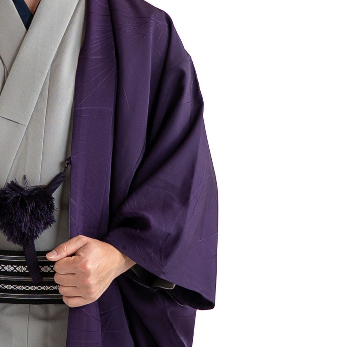 男羽織 正絹 袷 紋意匠