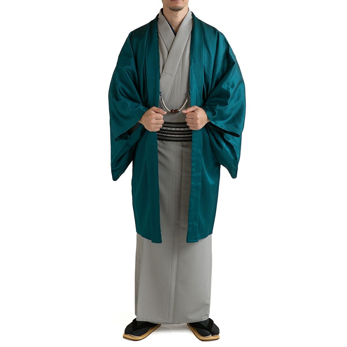 男羽織 正絹 袷 紋意匠