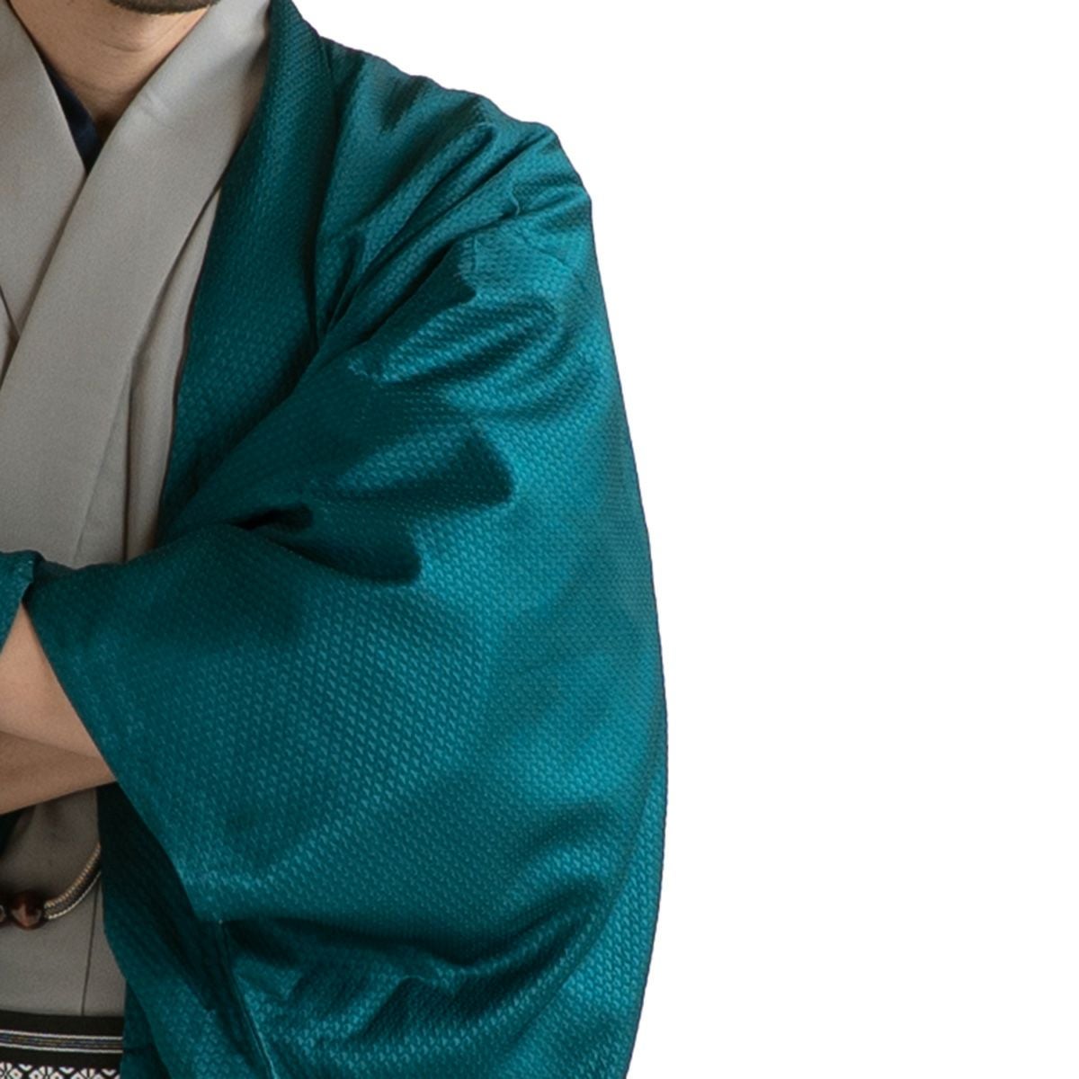 男羽織 正絹 袷 紋意匠