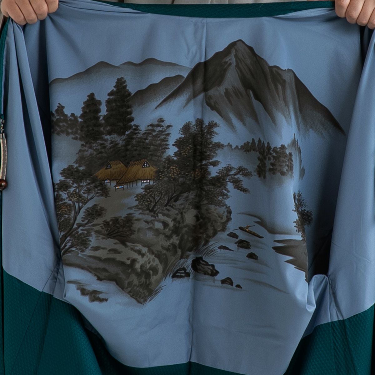 男羽織 正絹 袷 紋意匠