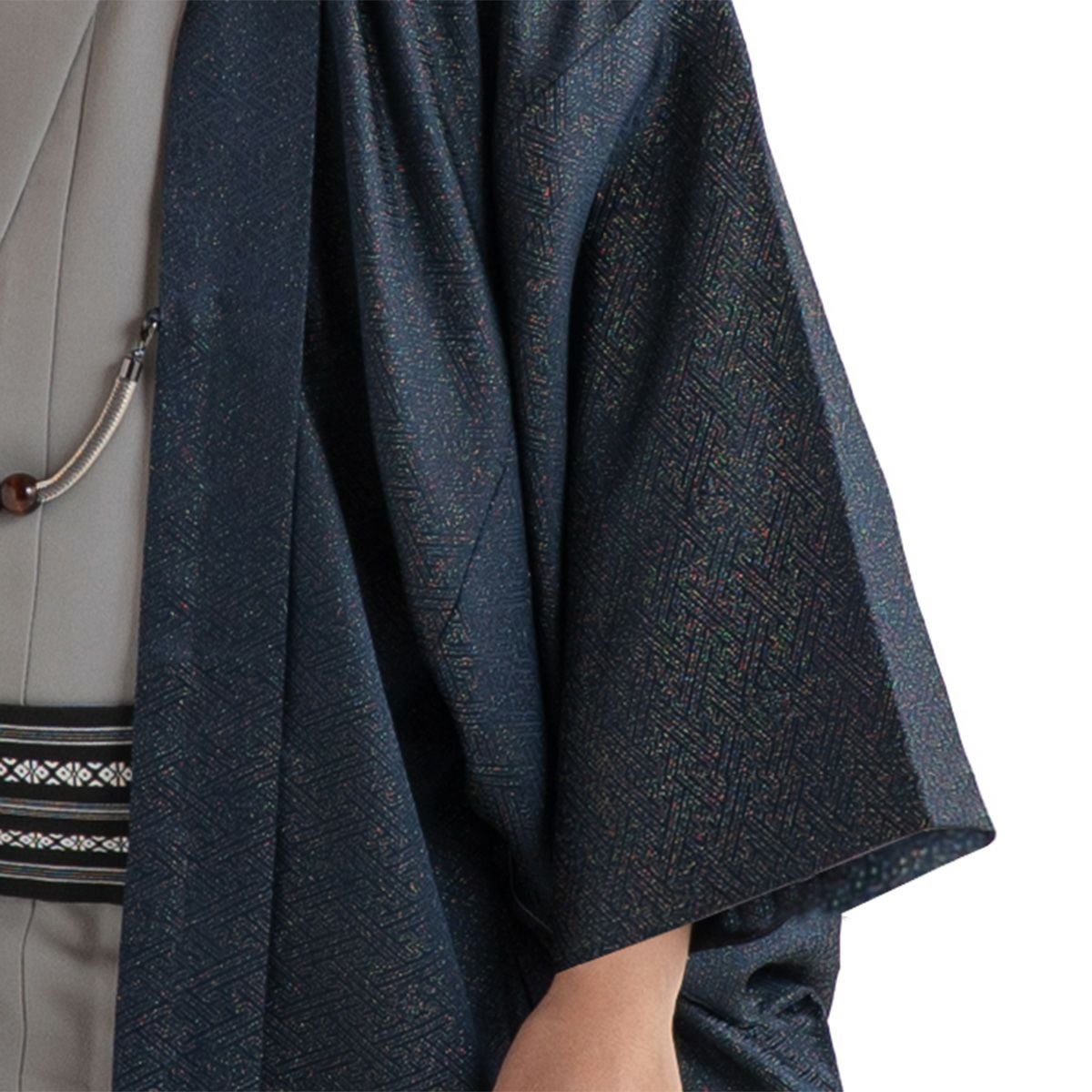 男羽織 正絹 袷 紋意匠