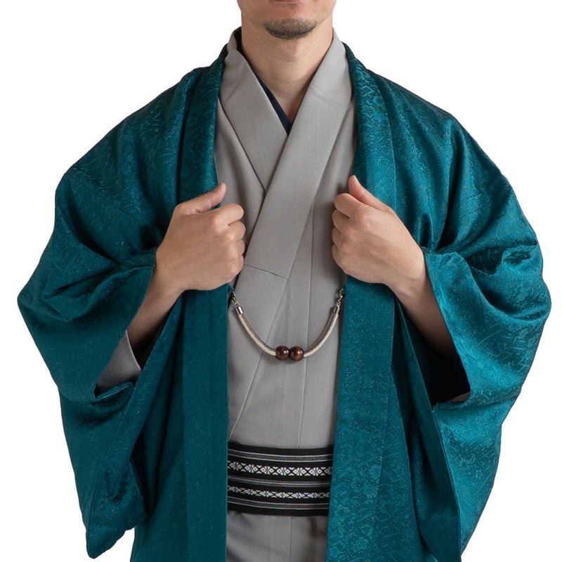 男羽織 正絹 袷 紋意匠