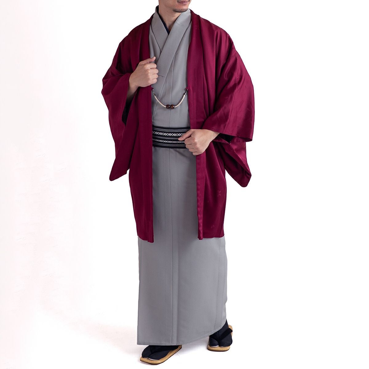 男羽織 正絹 袷 紋意匠