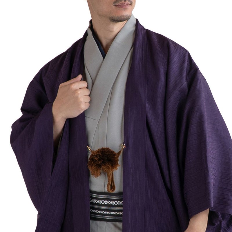 男羽織 正絹 袷 紋意匠