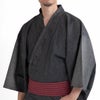 男性着物 デニム着物 黒