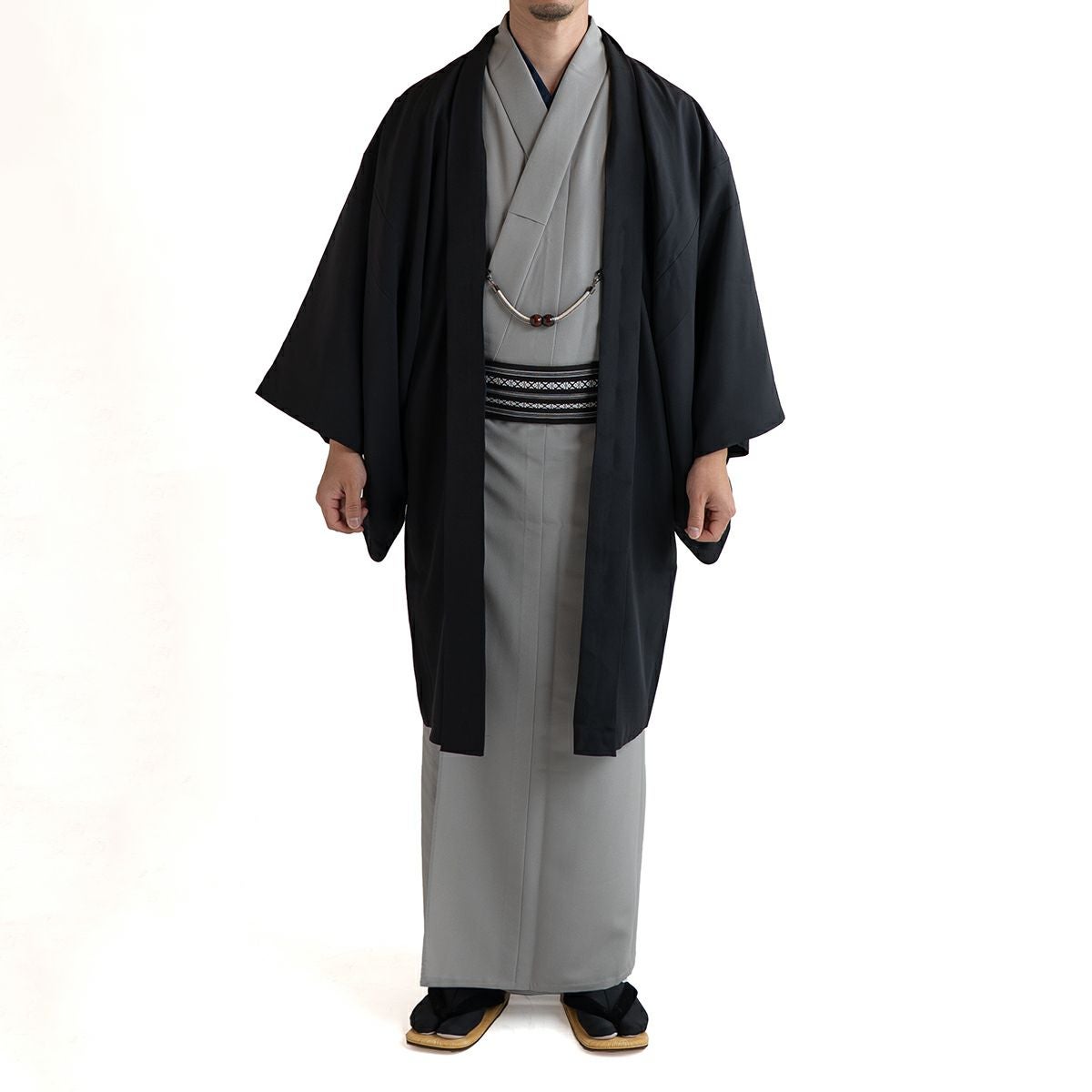 男羽織 正絹 裏地 振袖柄