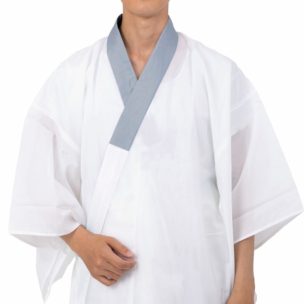 東レシルック長襦袢 爽竹 竪絽