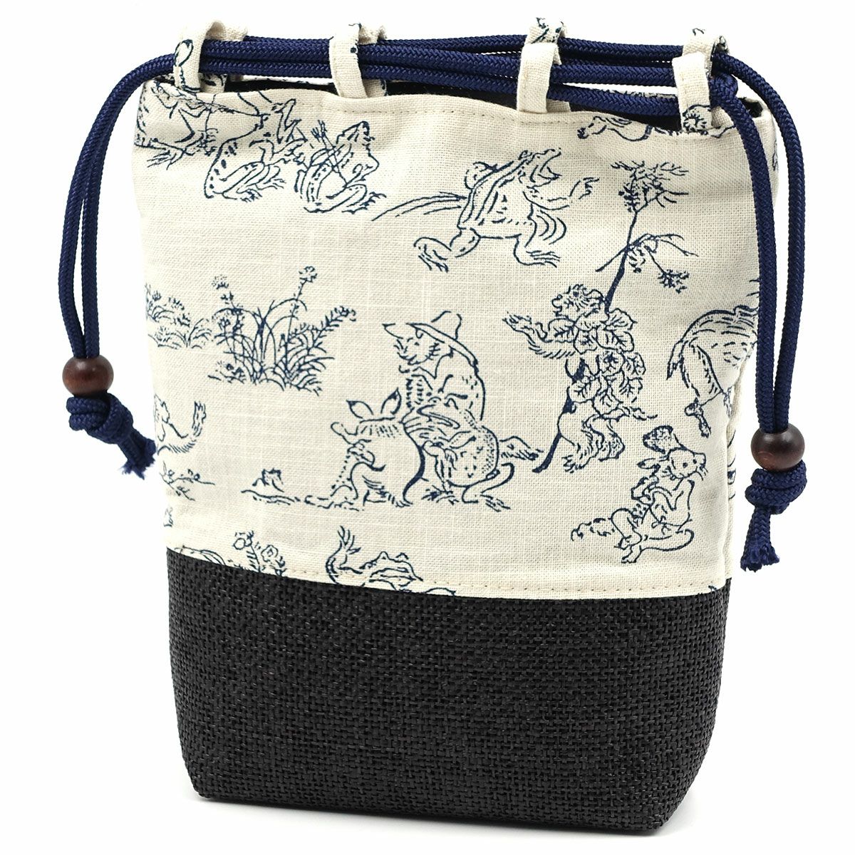 巾着袋 信玄袋 鳥獣戯画