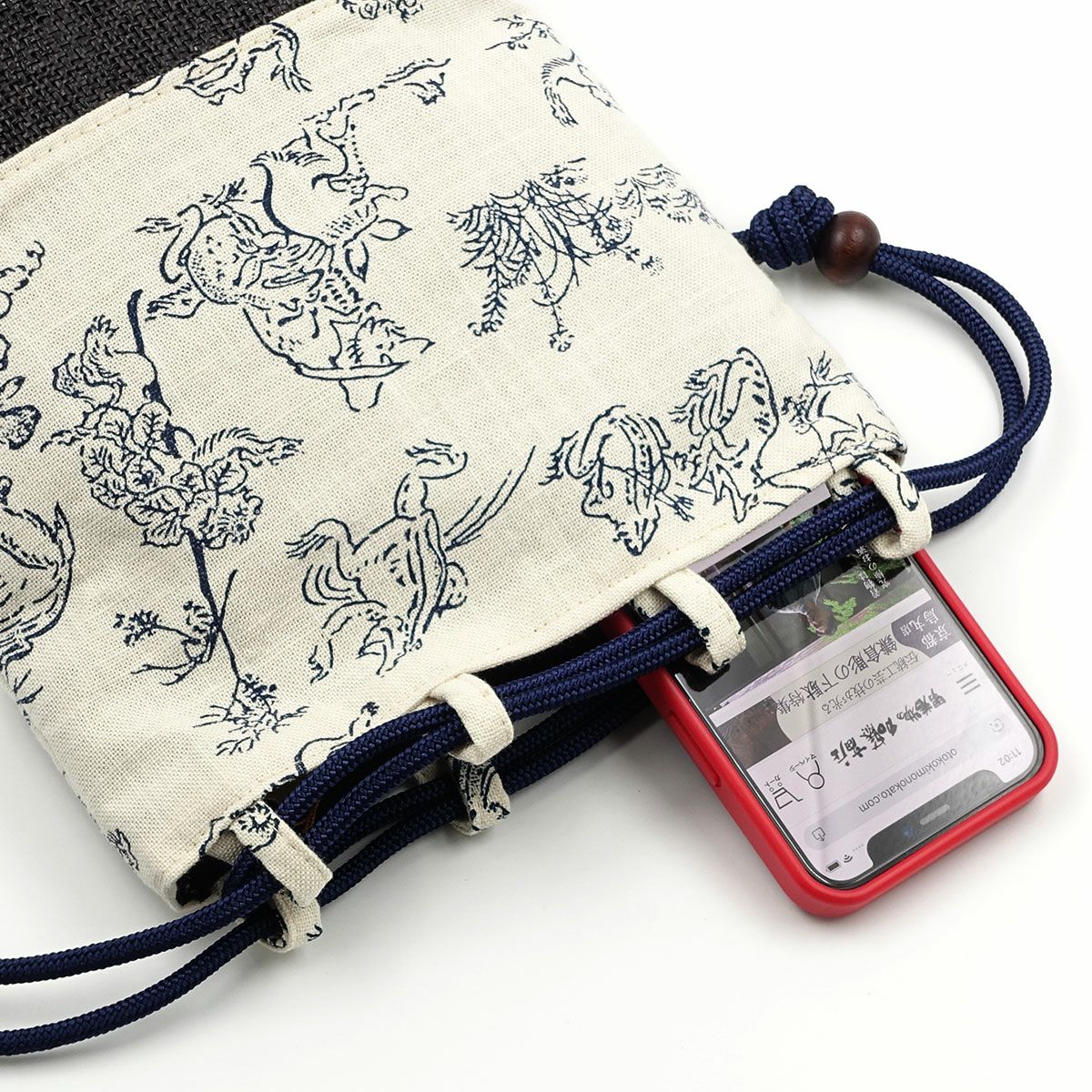 信玄袋/和装バッグ/着物・浴衣バッグ/日本産