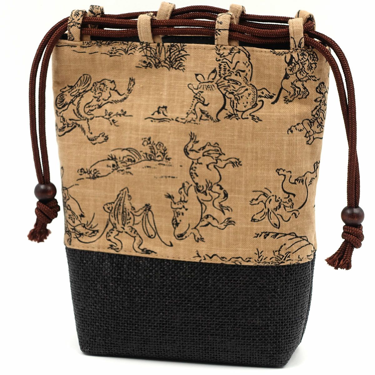 巾着袋 信玄袋 鳥獣戯画