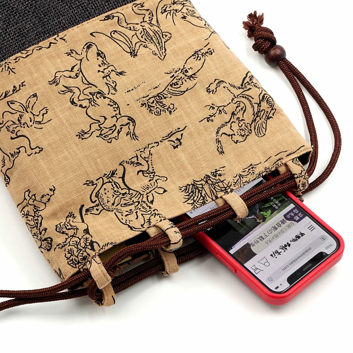 信玄袋/和装バッグ/着物・浴衣バッグ/日本産