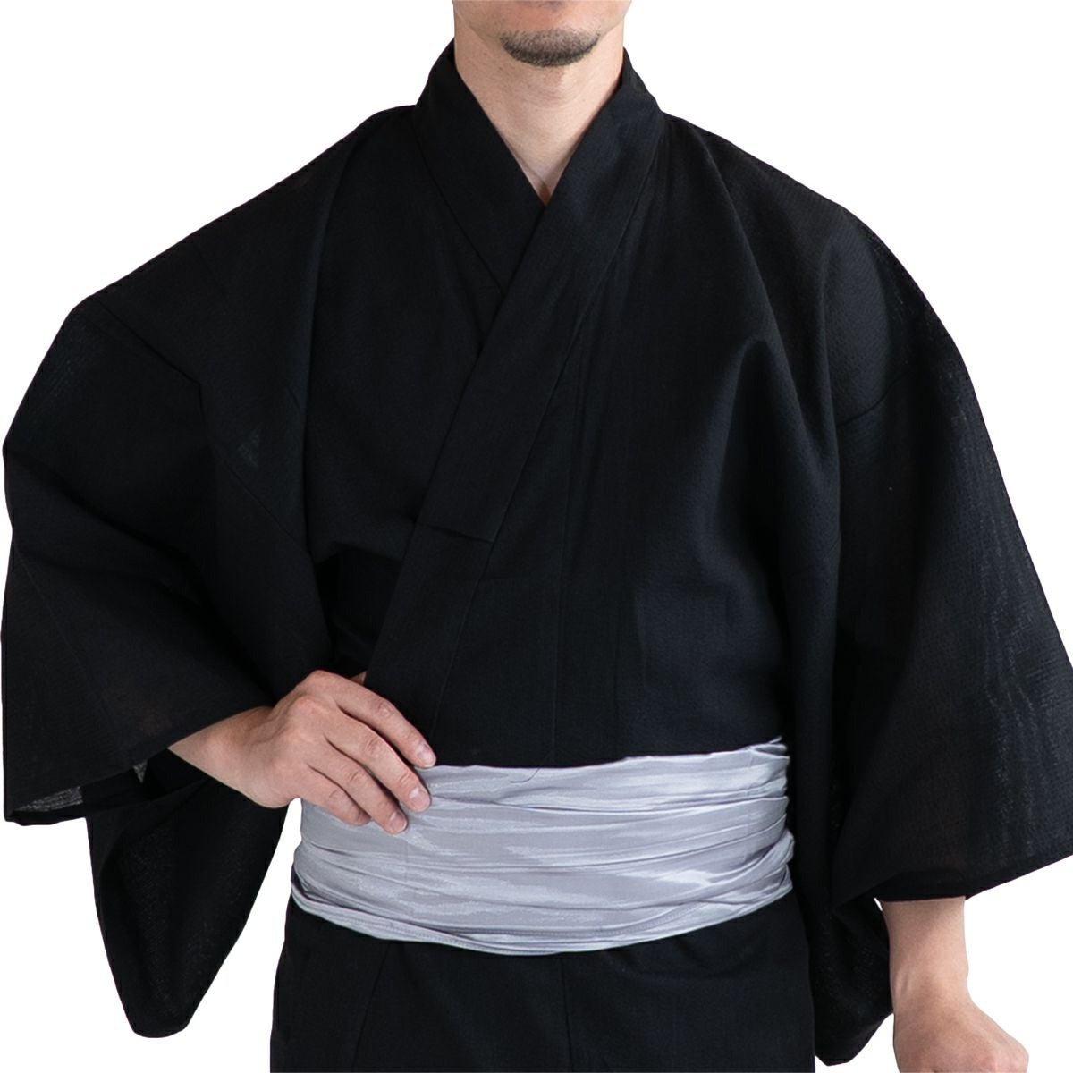 メンズ浴衣 しじら セット