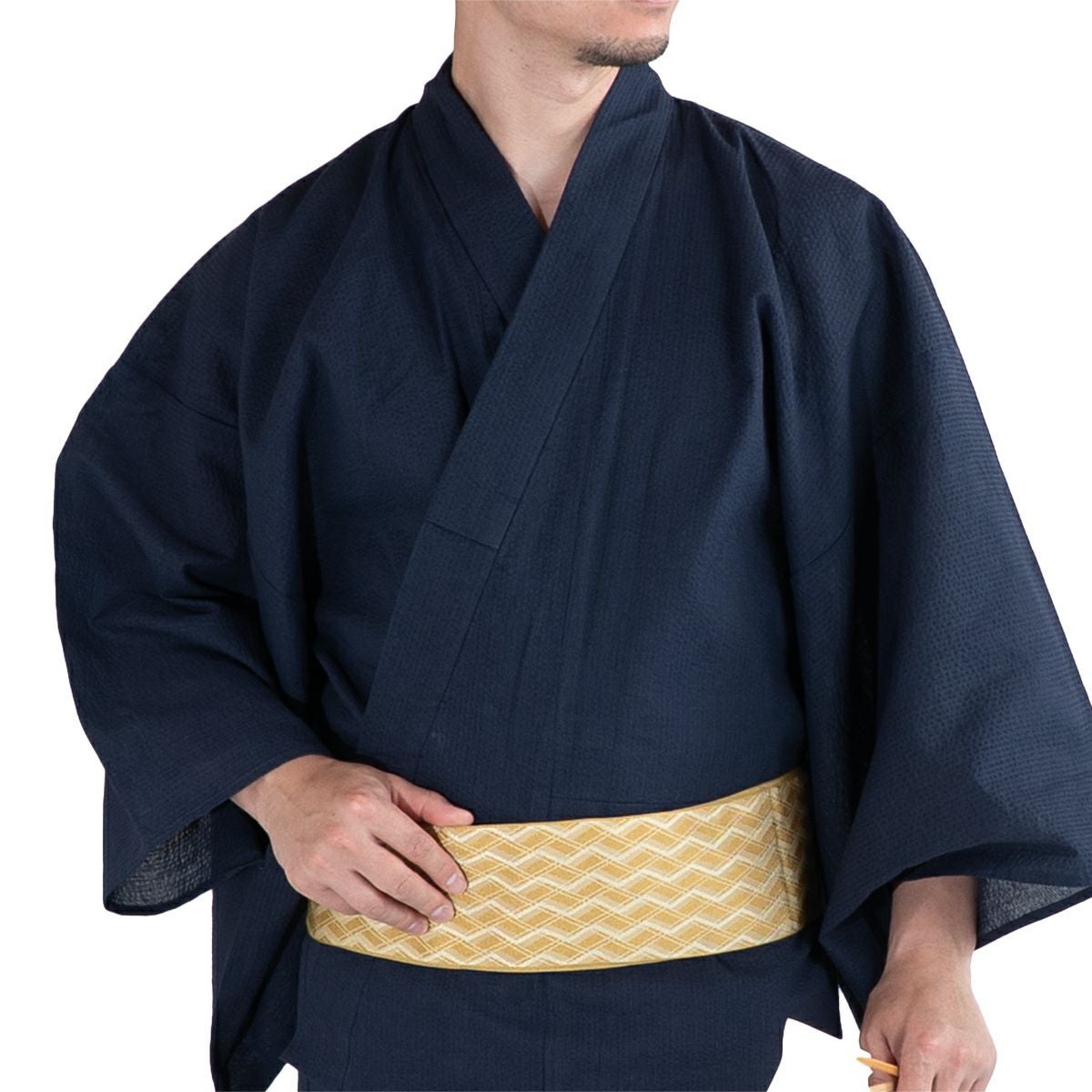 メンズ浴衣 しじら セット