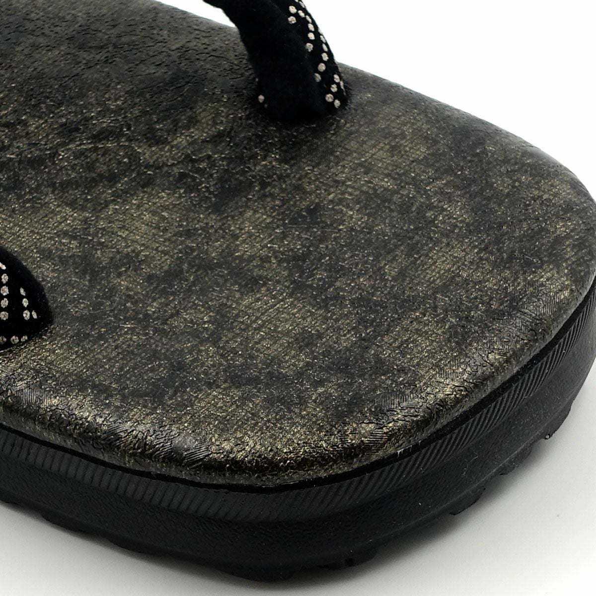 草履 印伝風 紗綾型