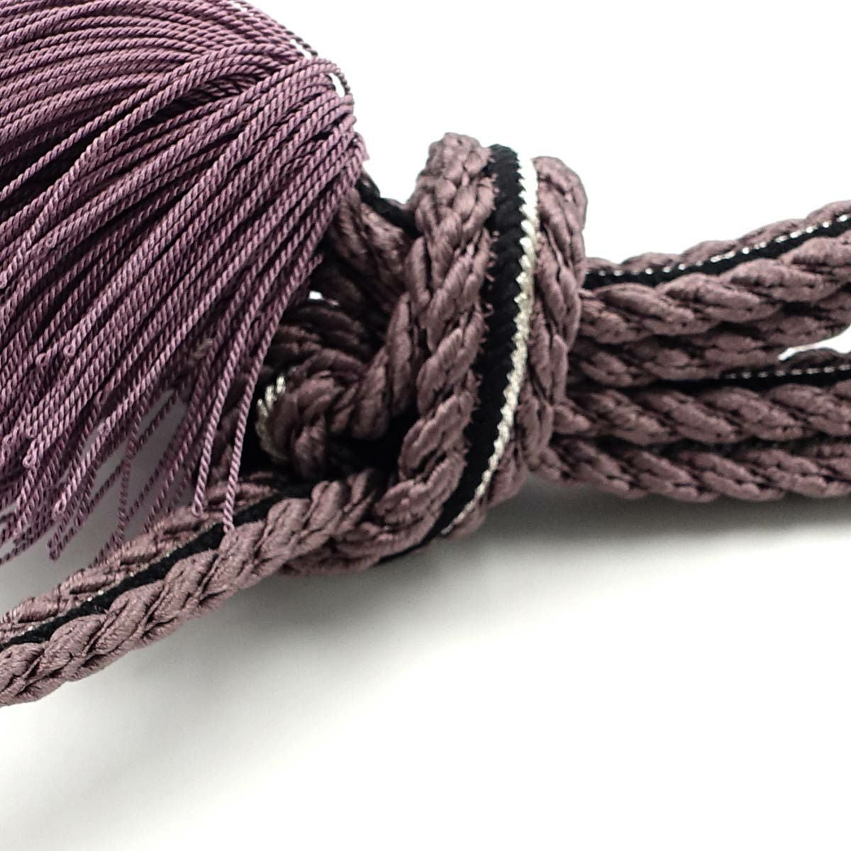 羽織紐 正絹 手組紐 平打ち