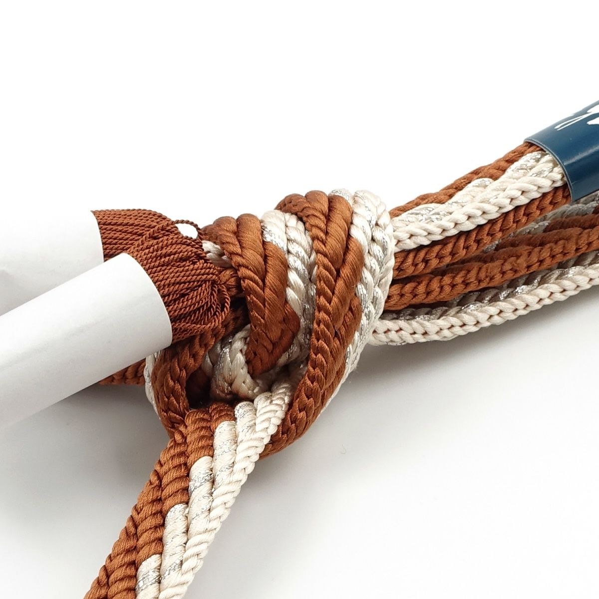 羽織紐 正絹 手組紐 平打ち