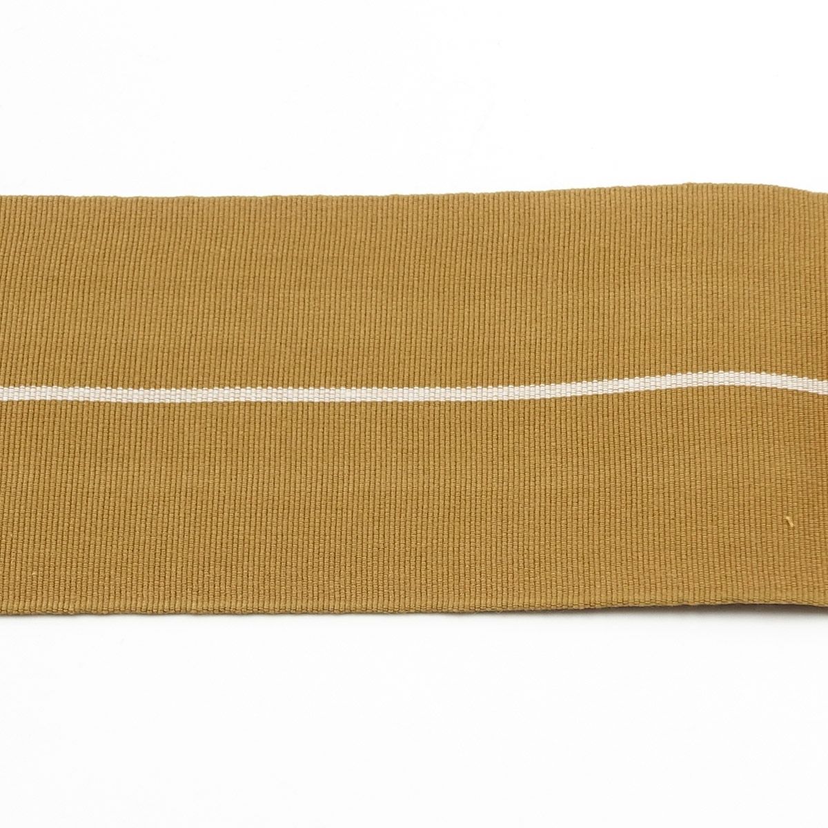  角帯 綿 献上 西陣織 黄土