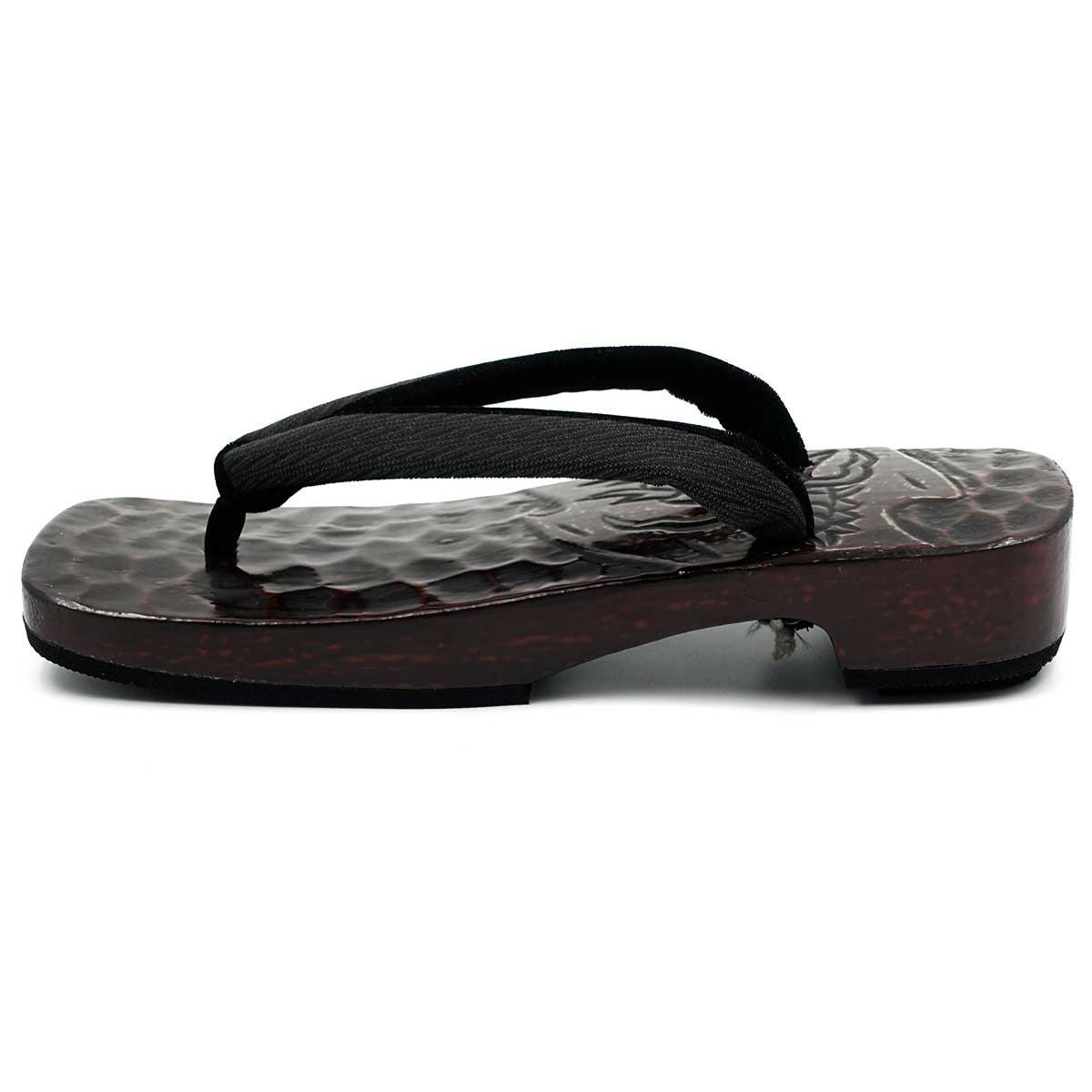 桐下駄 鎌倉彫 27cm位まで対応 総彫り