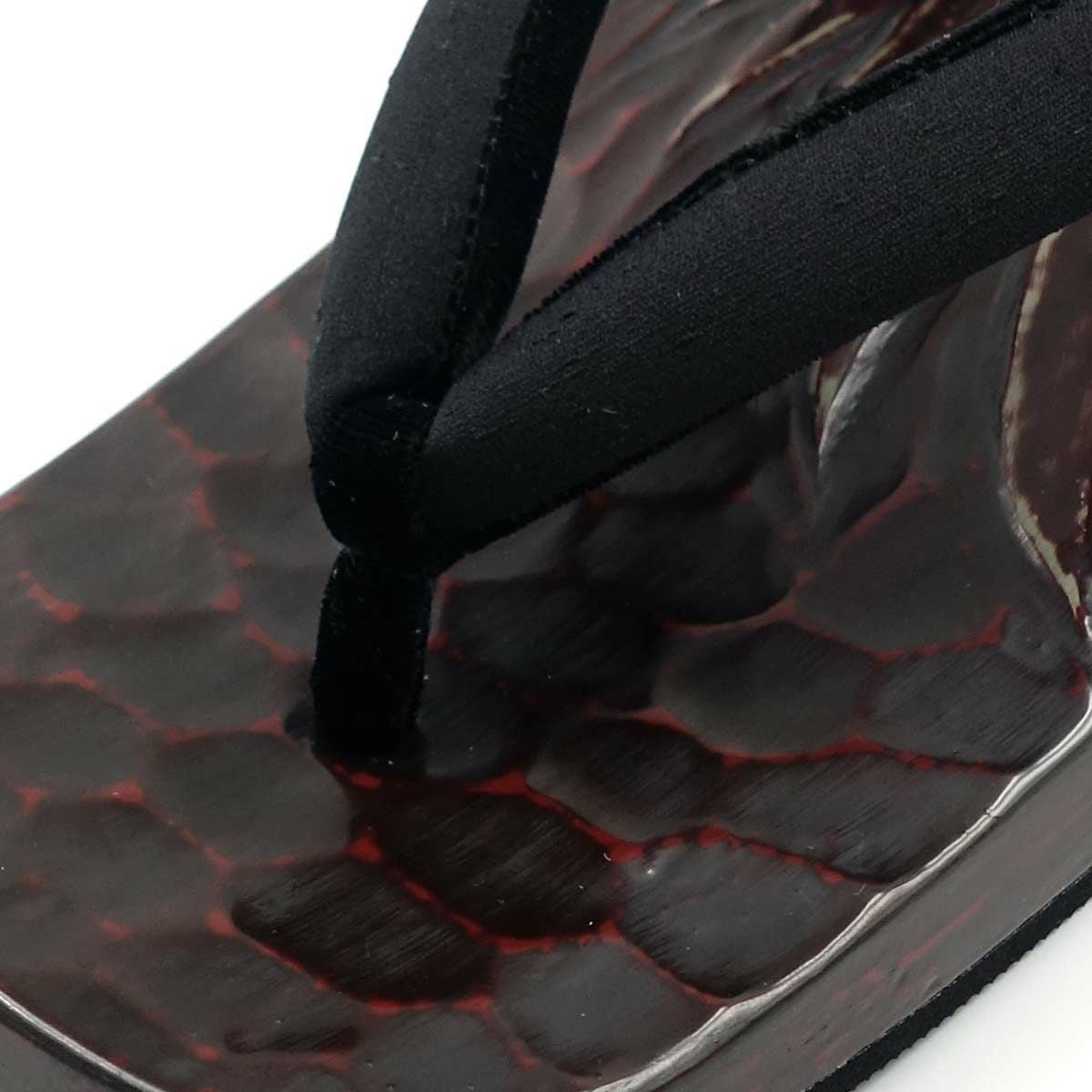 桐下駄 鎌倉彫 27cm位まで対応 総彫り