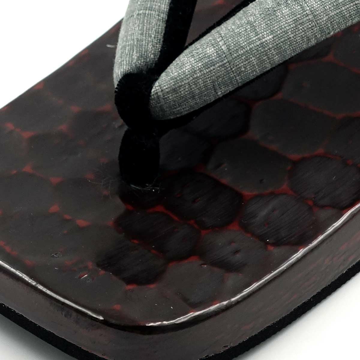  桐下駄 鎌倉彫 27cm位まで対応 総彫り