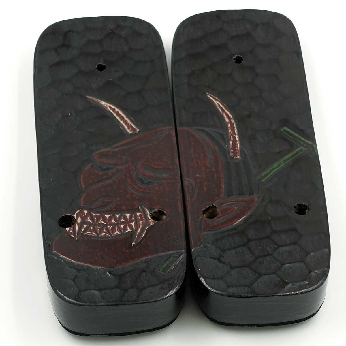 桐下駄 鎌倉彫 27cm位まで対応 総彫り