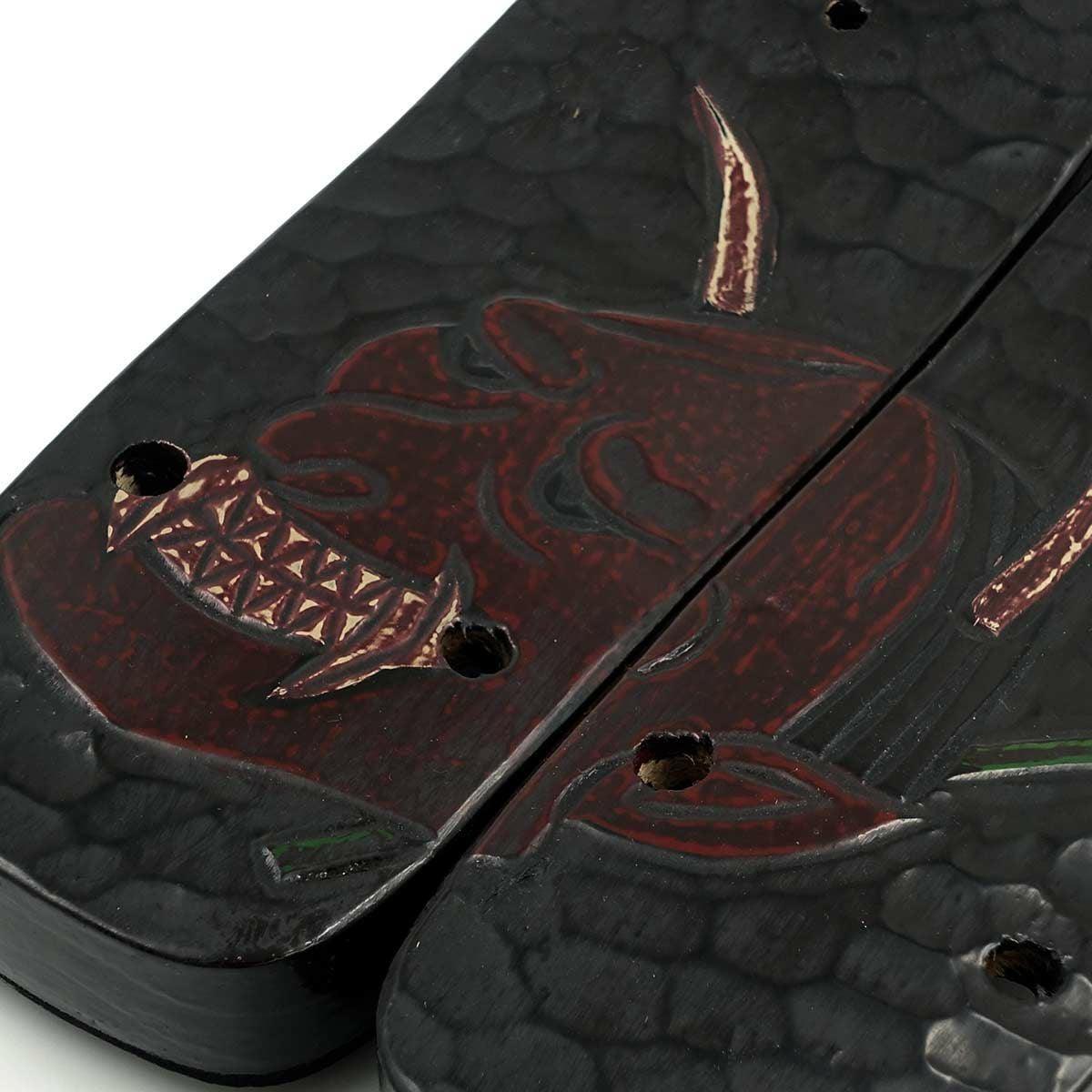 桐下駄 鎌倉彫 27cm位まで対応 総彫り