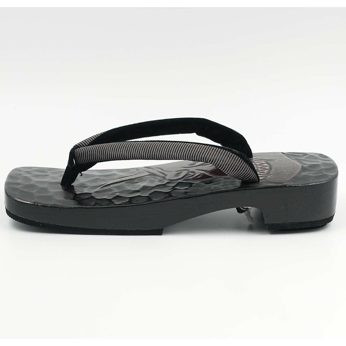 桐下駄 鎌倉彫 27cm位まで対応 総彫り