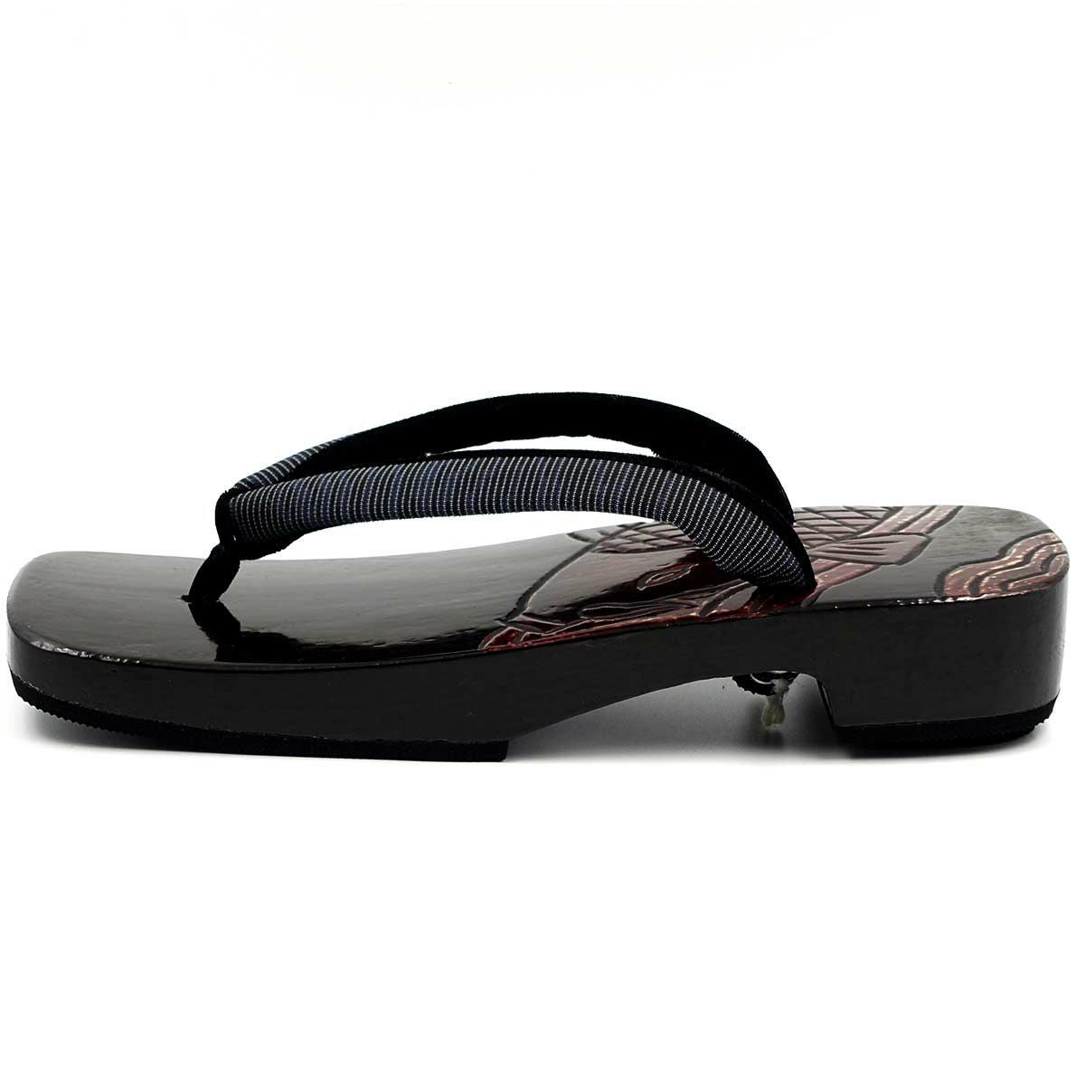 桐下駄 鎌倉彫 27cm位まで対応