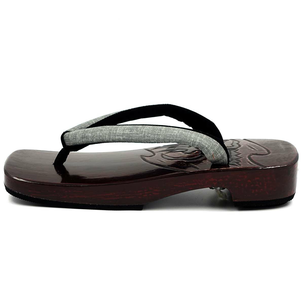 桐下駄 鎌倉彫 27cm位まで対応