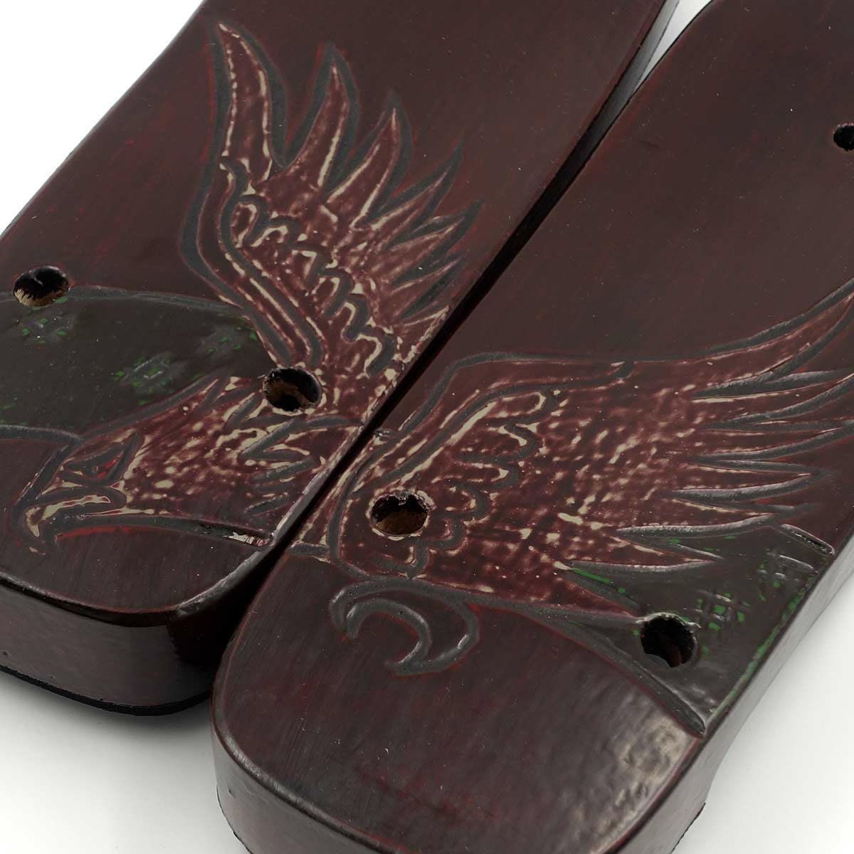 桐下駄 鎌倉彫 27cm位まで対応