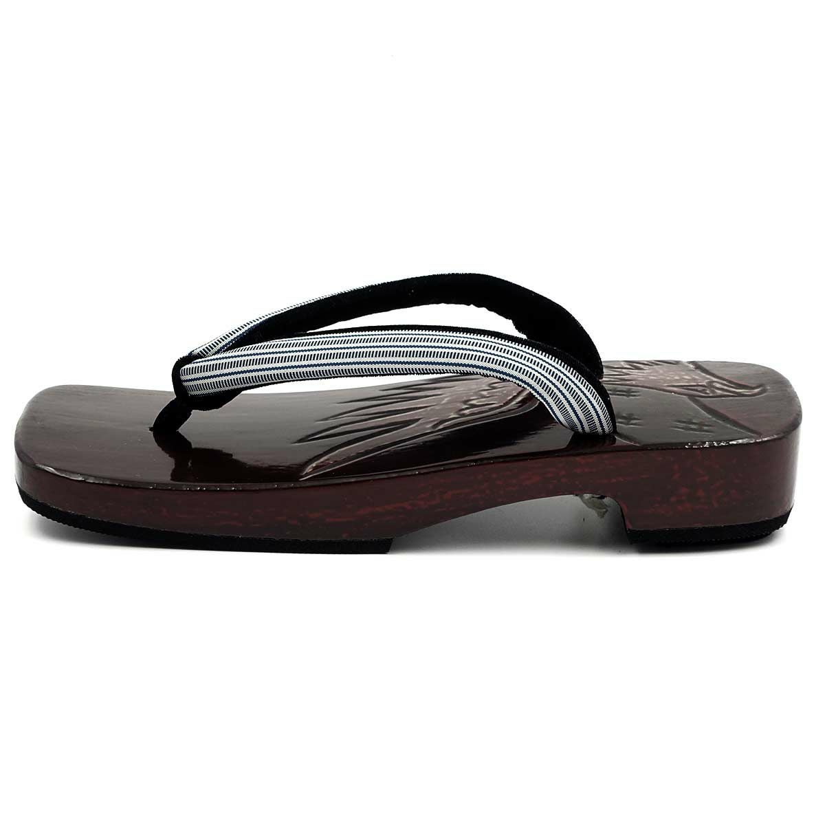 桐下駄 鎌倉彫 27cm位まで対応